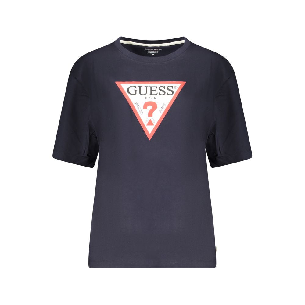 Blue Organic Cotton Women T-Shirt