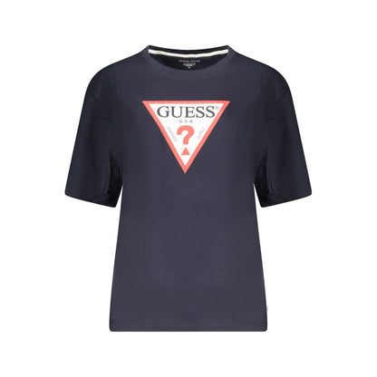 Blue Organic Cotton Women T-Shirt