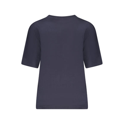 Blue Organic Cotton Women T-Shirt