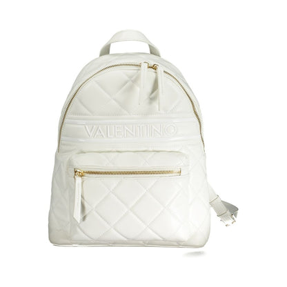 Bianco Polyurethane Womens Backpack