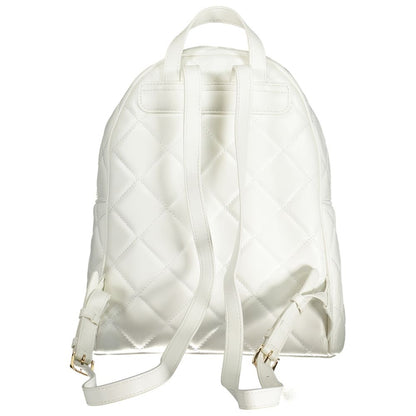 Bianco Polyurethane Womens Backpack