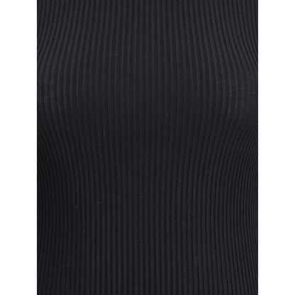 Black Fleece Wool Turtleneck