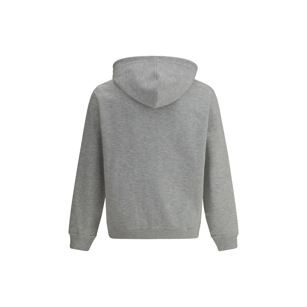 Gray Cotton Hoodie