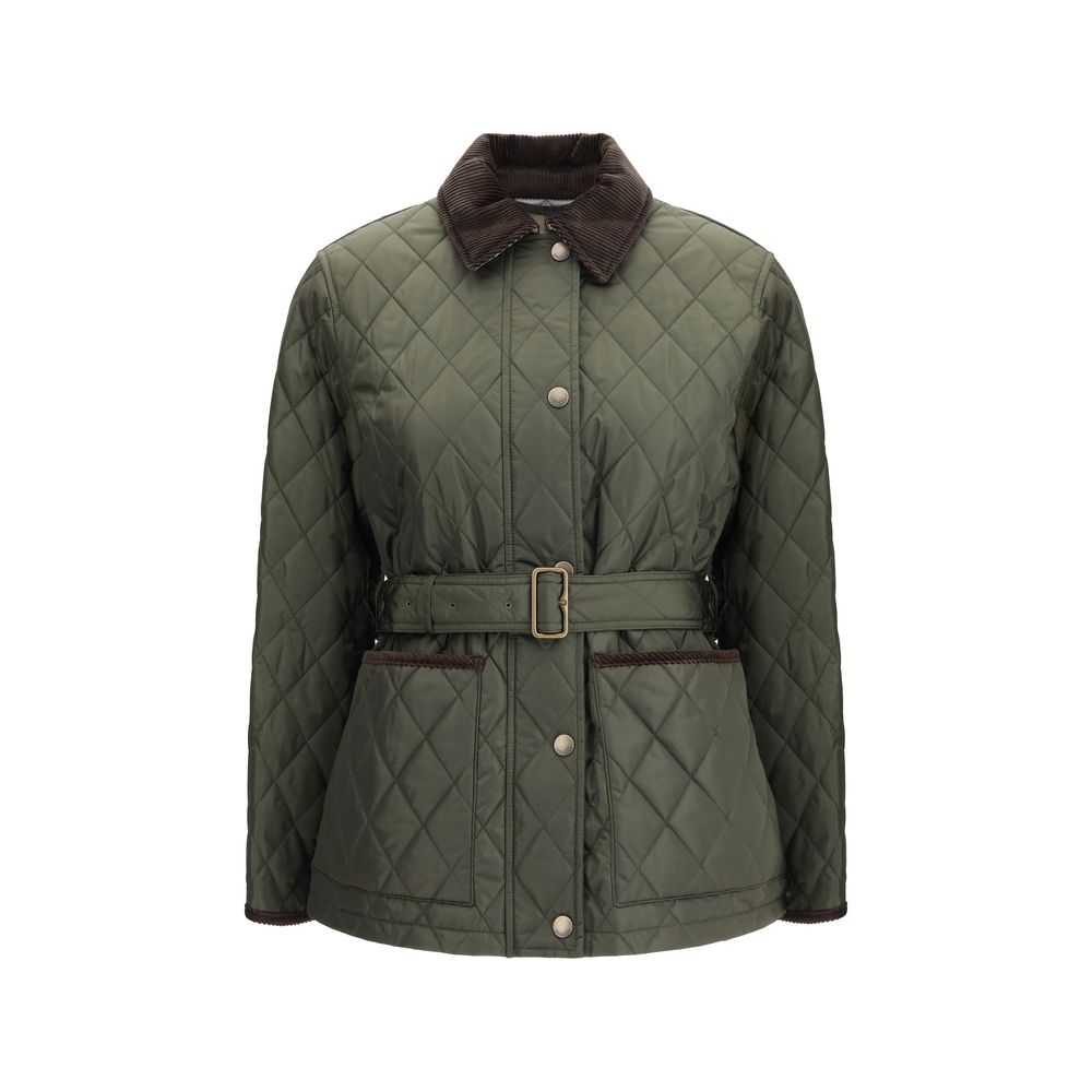 Green Polyamide Coat