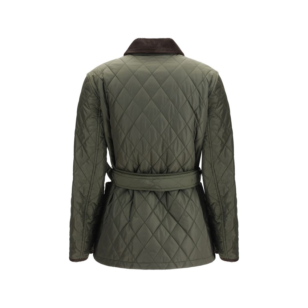 Green Polyamide Coat
