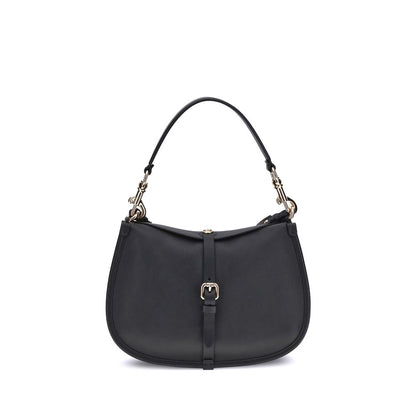 Black Calf Leather Bos Taurus Shoulder Bag