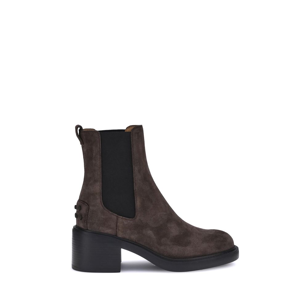 Brown Calf Leather Bos Taurus Ankle Boots