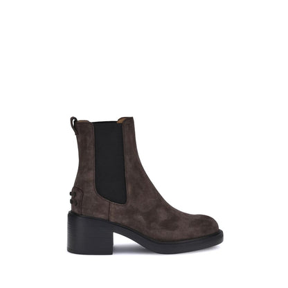 Brown Calf Leather Bos Taurus Ankle Boots