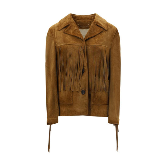 Suede Jacket with fringe