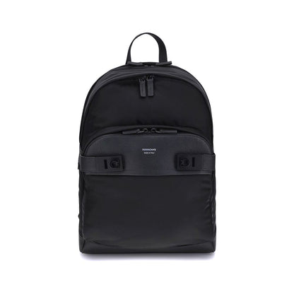Black Nylon Backpack