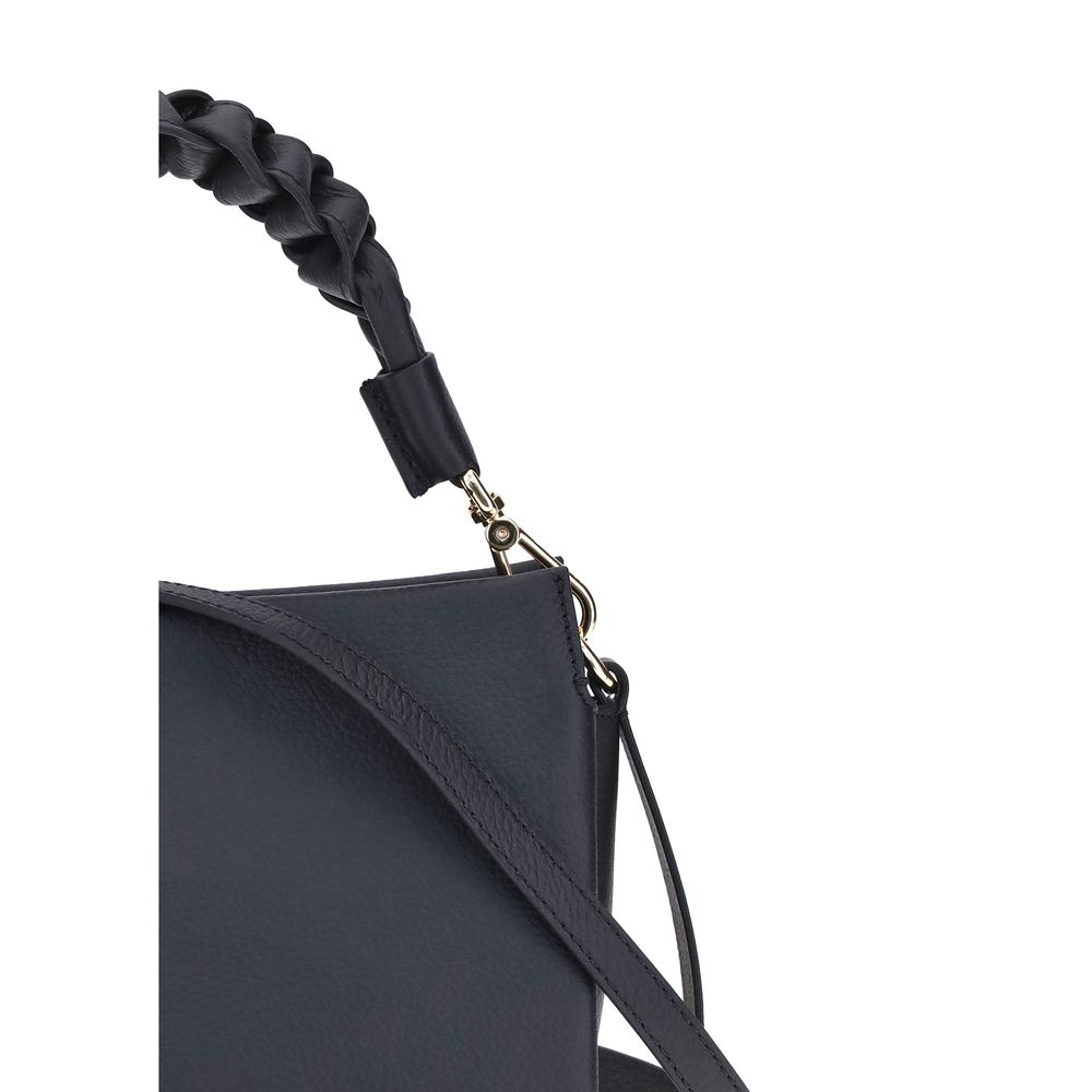 Black Calf Leather Bos Taurus Shoulder Bag