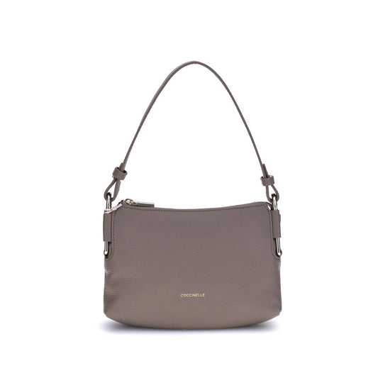 Gray Calf Leather Bos Taurus Shoulder Bag