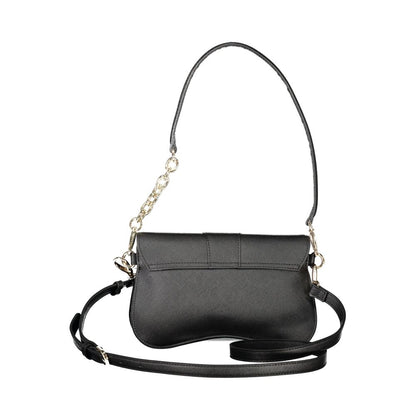 Black Polyurethane Women's Bag
