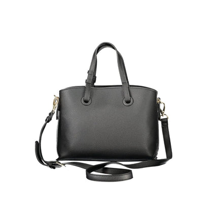 Black Polyurethane Women's Bag