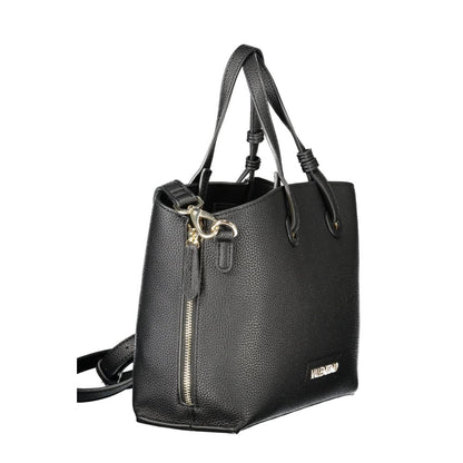 Black Polyurethane Women's Bag
