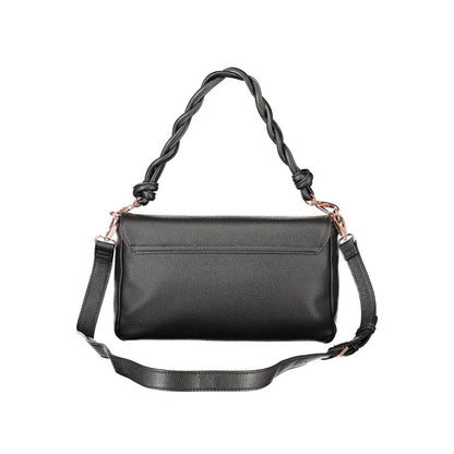 Black Polyurethane Women's Bag