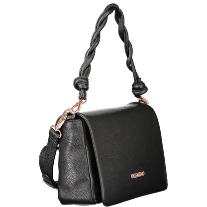 Black Polyurethane Women's Bag