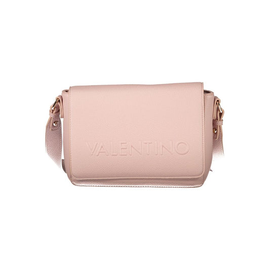Pink Polyethylene Women Handbag
