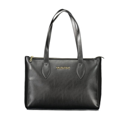Black Polyurethane Women's Bag
