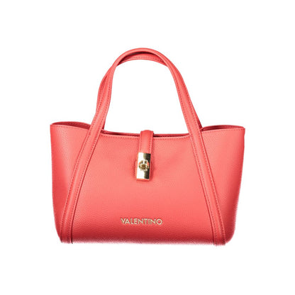 Red Polyethylene Women Handbag