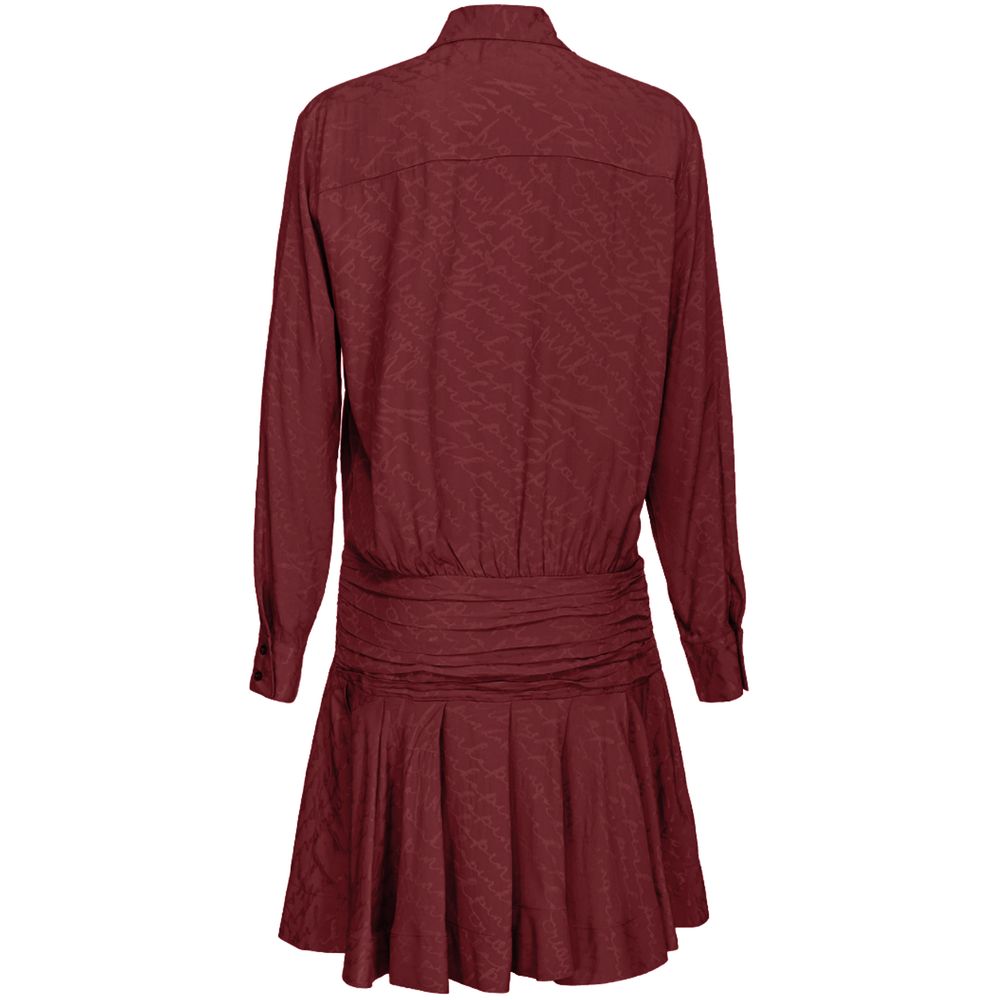 Red Silk Women Dress