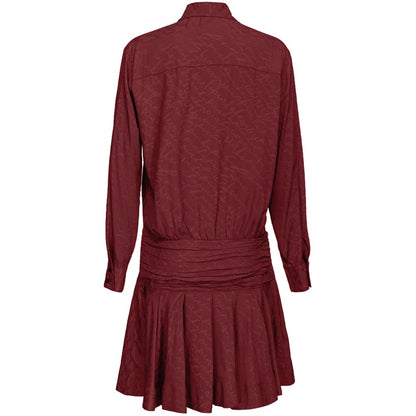 Red Silk Women Dress