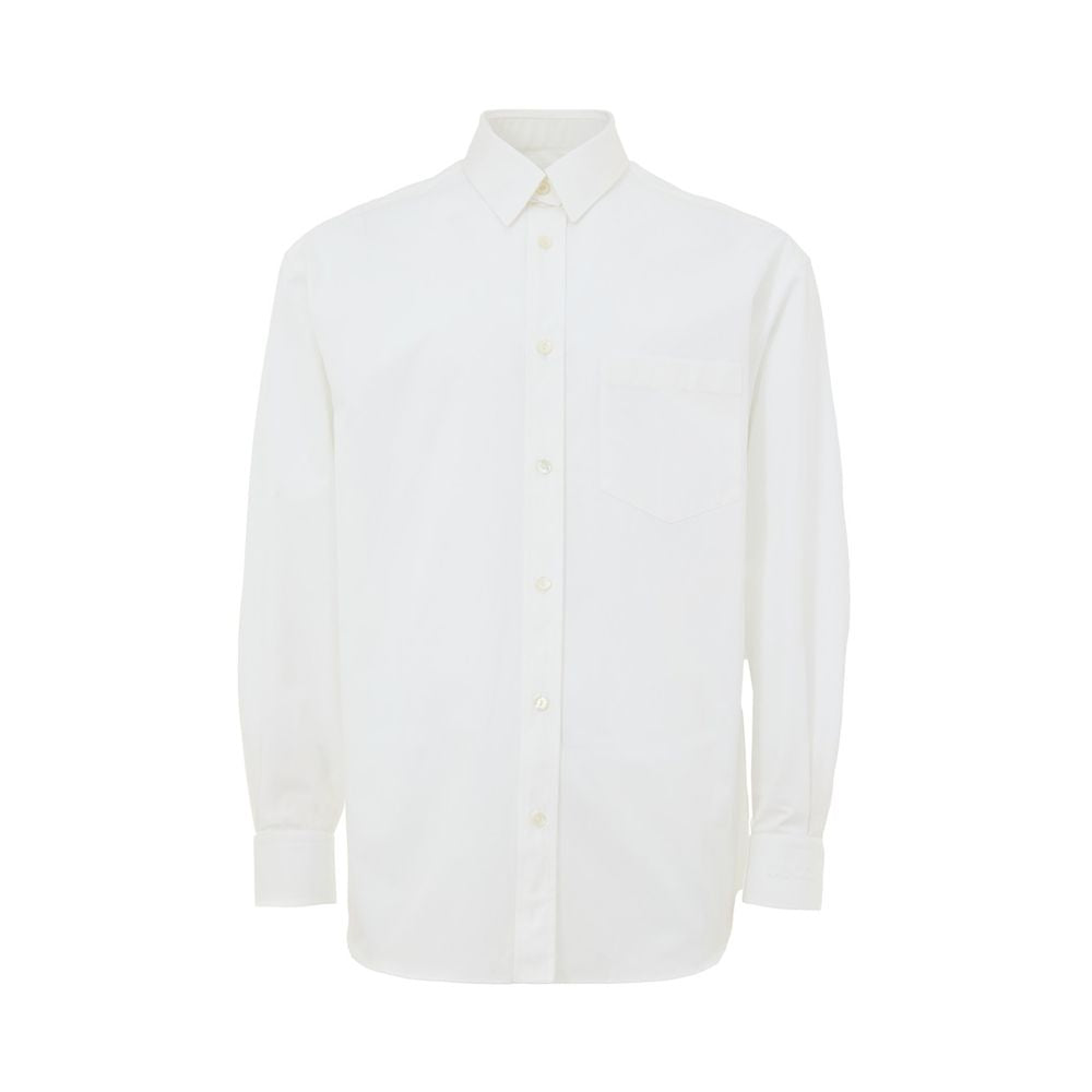 White Cotton Dress Shirt