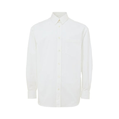 White Cotton Dress Shirt