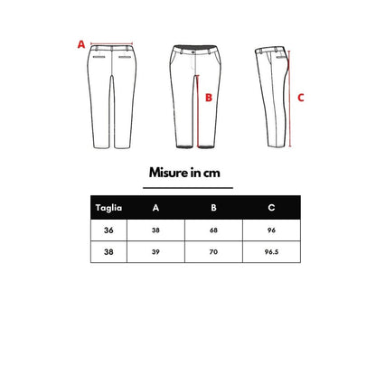 Navy Blue Cotton Casual Pants