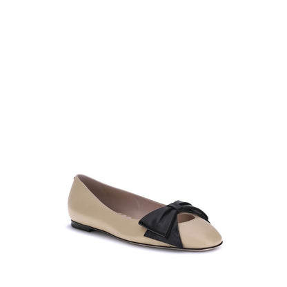 Brown Calf Leather Bos Taurus Ballet Flats