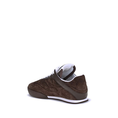 Brown Calf Leather Bos Taurus Low Top Sneakers