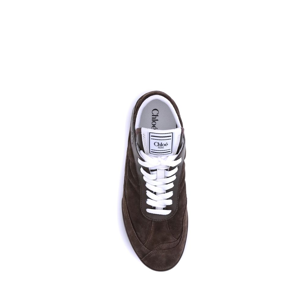 Brown Calf Leather Bos Taurus Low Top Sneakers