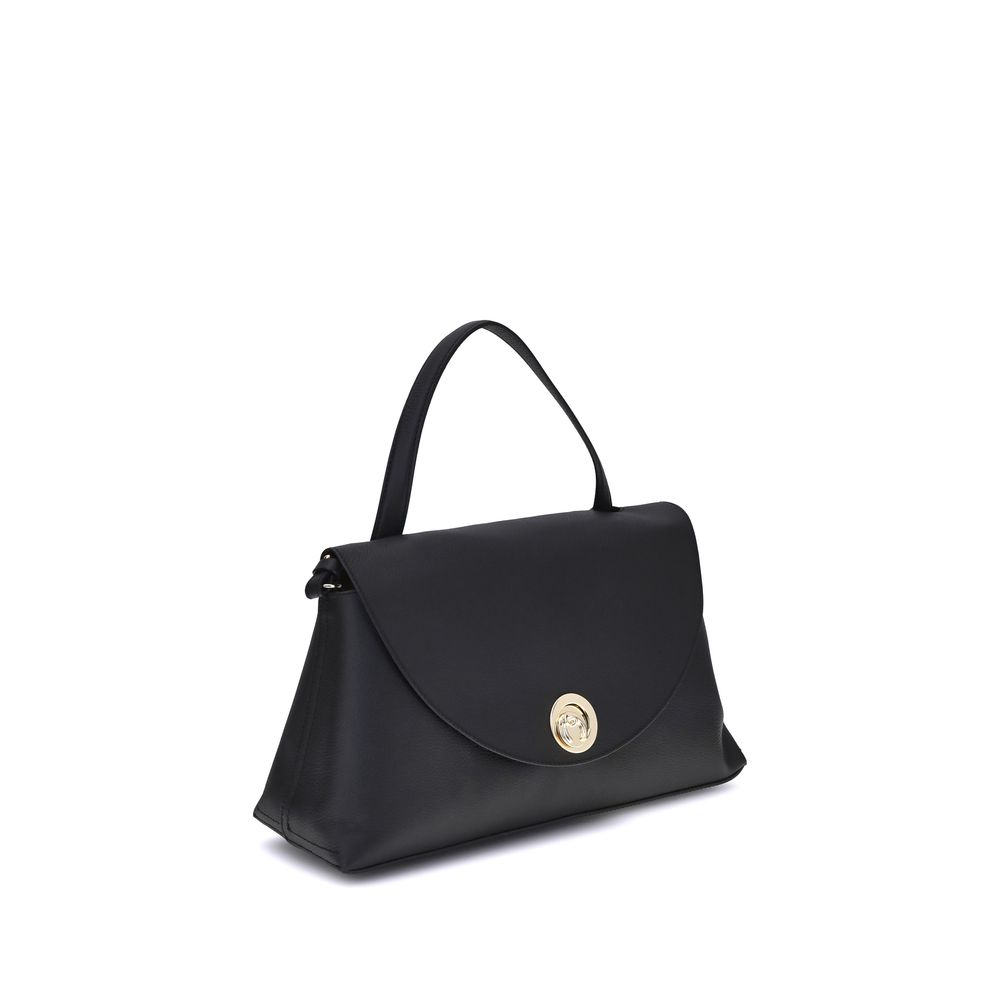 Black Calf Leather Bos Taurus Handbag