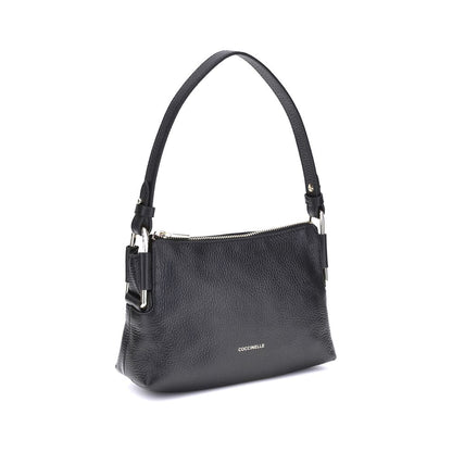 Black Calf Leather Bos Taurus Shoulder Bag