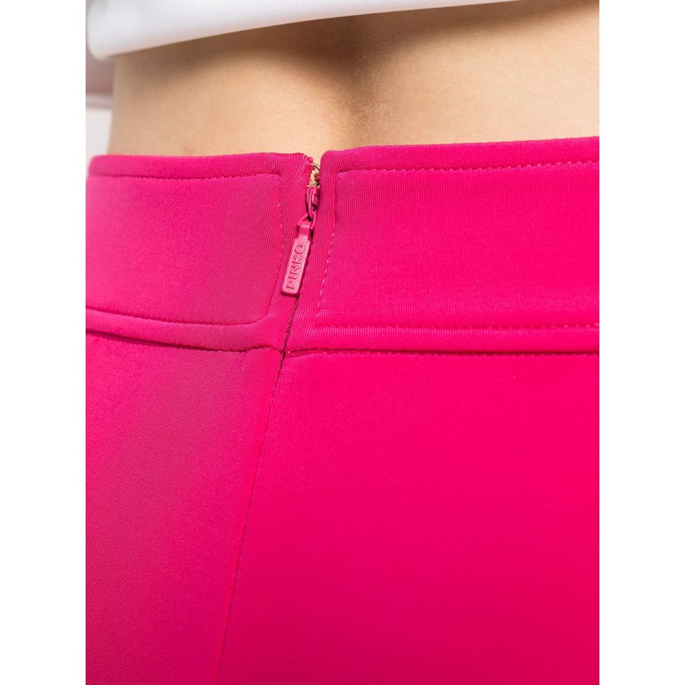 Fuchsia Viscose Women Trouser