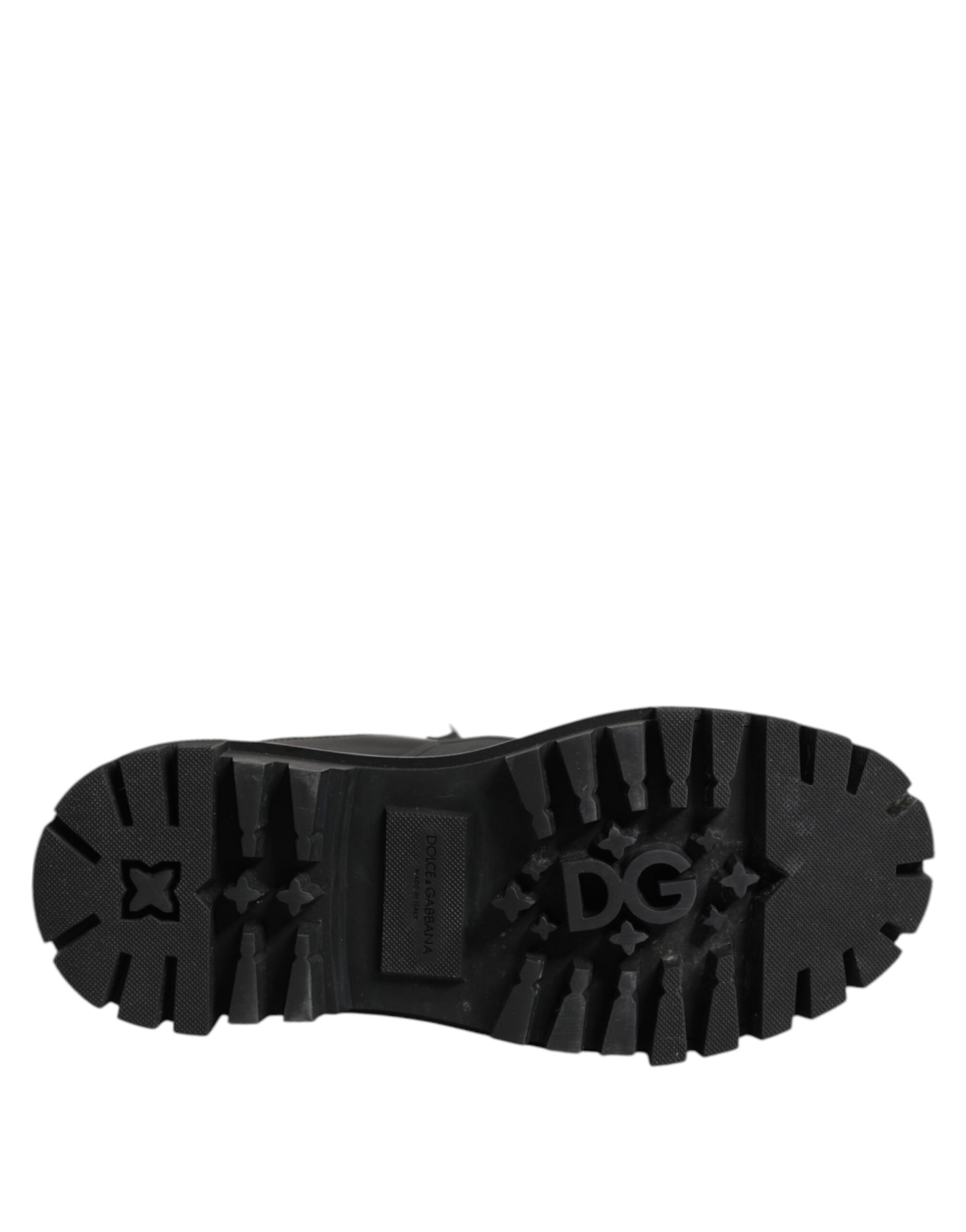 Black White Padded Lace Up Short Boots Shoes