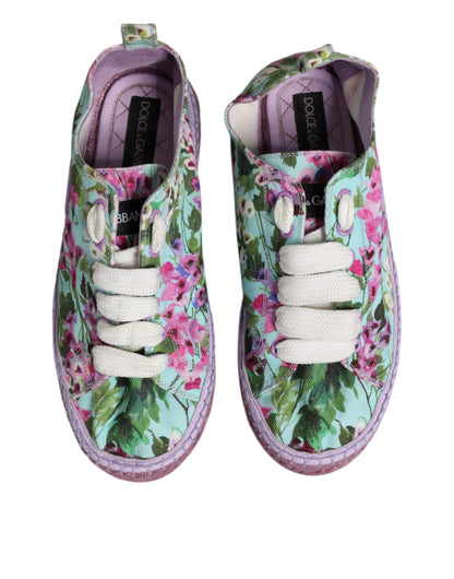 Multicolor Canvas Espadrilles Sneakers Shoes