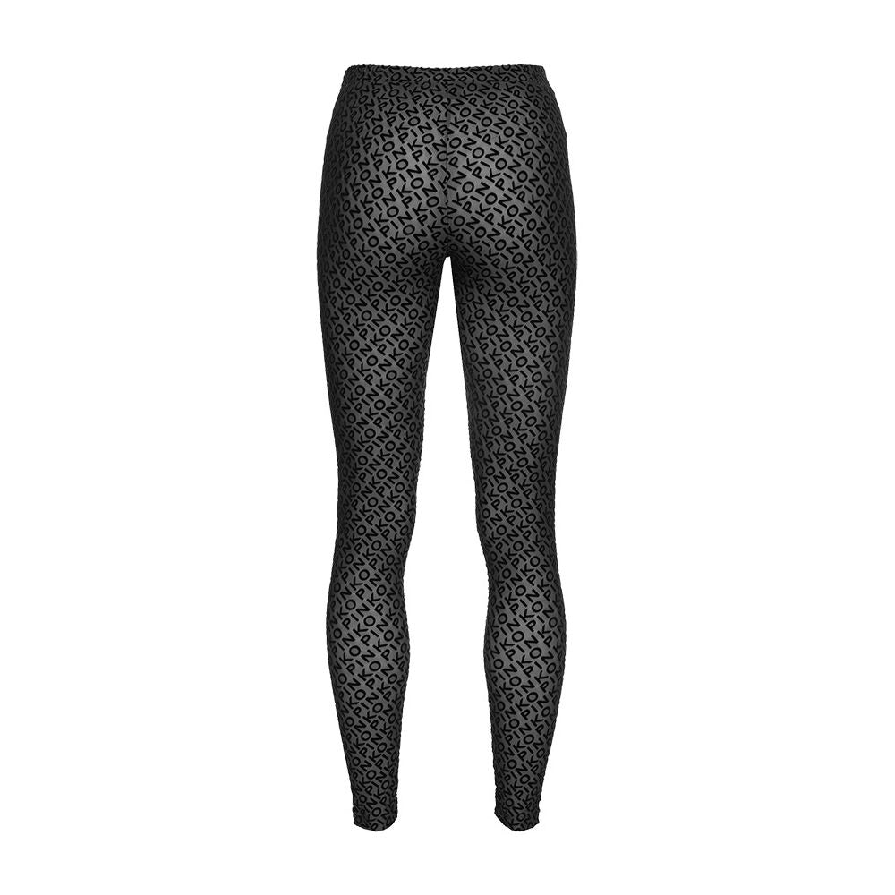Black Nylon Women Legging