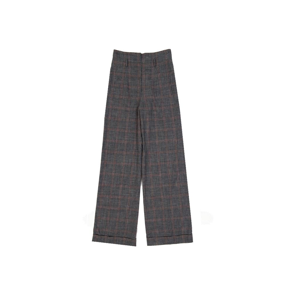 Cotton And Wool Trousers