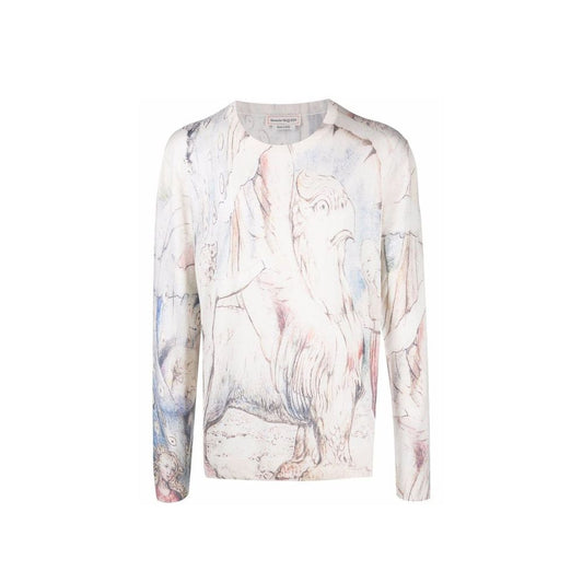 William Blake Dante Print Pullover