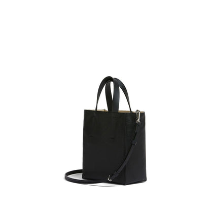 Black Calfskin Tote Bag