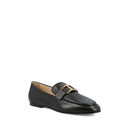 Black Calfskin Slip-On Loafers