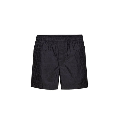Blue Polyamide Shorts