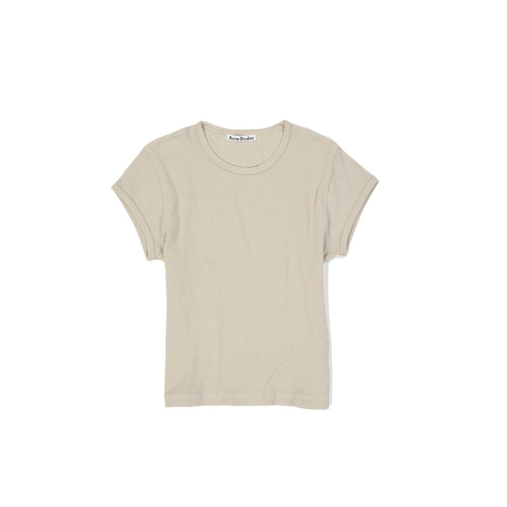 Beige Cotton T-Shirt