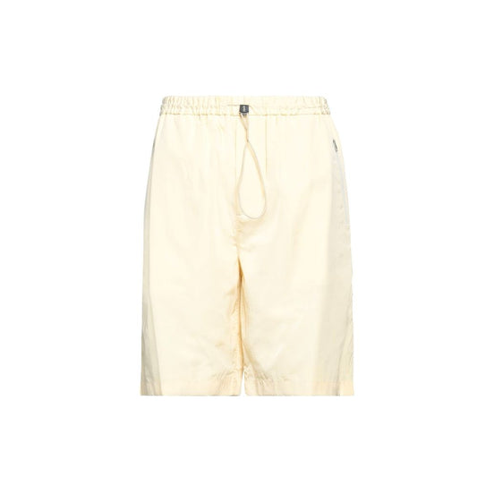 Yellow Polyamide Shorts