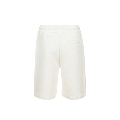 White Cotton Shorts