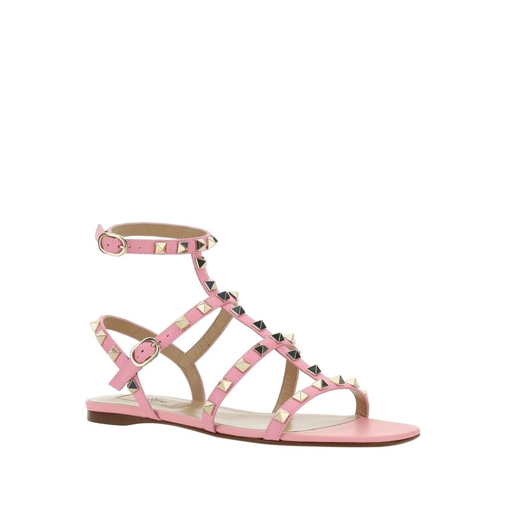 Rockstud Leather Sandals