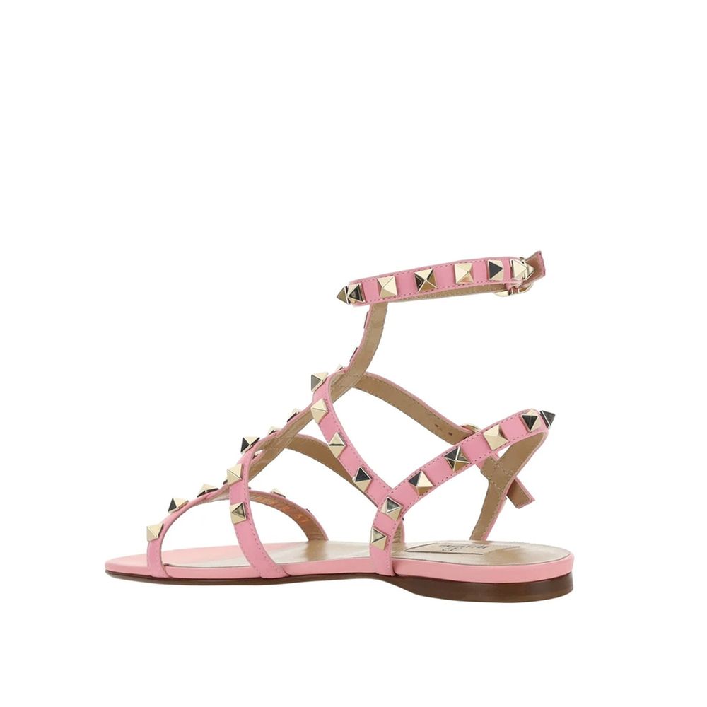 Rockstud Leather Sandals