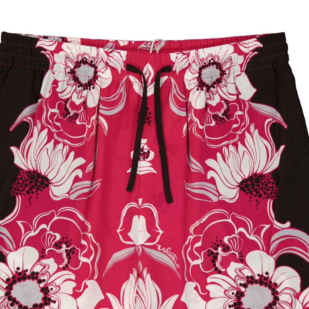 Multicolor Silk Shorts