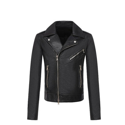 Black Leather Biker Jacket
